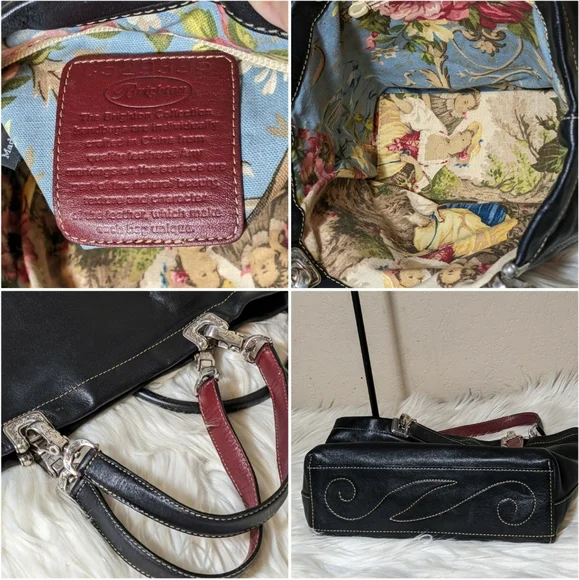 Brighton Jodi Reversible Tote - Black and Multicolor - Picture 4 of 10